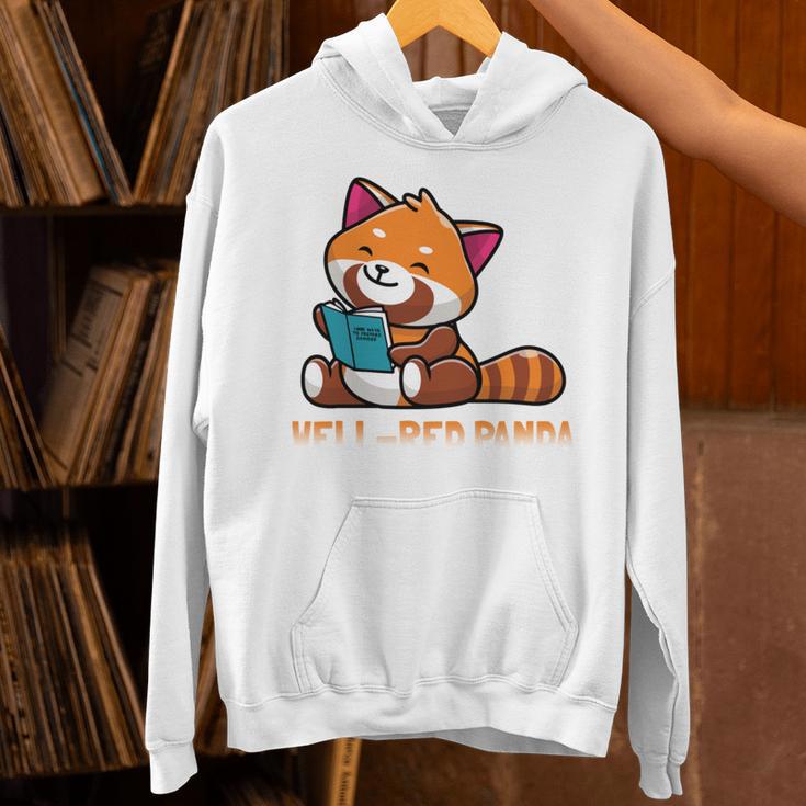 Well Red Panda Shirt Bookworm Reading Books Panda Unisex Hoodie Well Red Panda Shirt Bookworm Reading Books Panda Unisex Hoodie