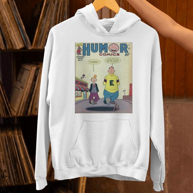 Retro Vintage Distressed Comic Book Humor Original Print Unisex Hoodie Retro Vintage Distressed Comic Book Humor Original Print Unisex Hoodie
