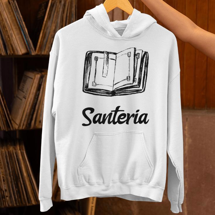 Santeria Bruja Book Unisex Hoodie