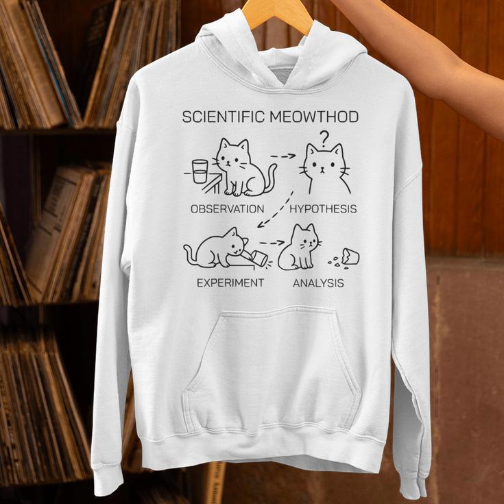 Scientific Meowthod 面白い 科学 猫 先生 生 クール パーカー