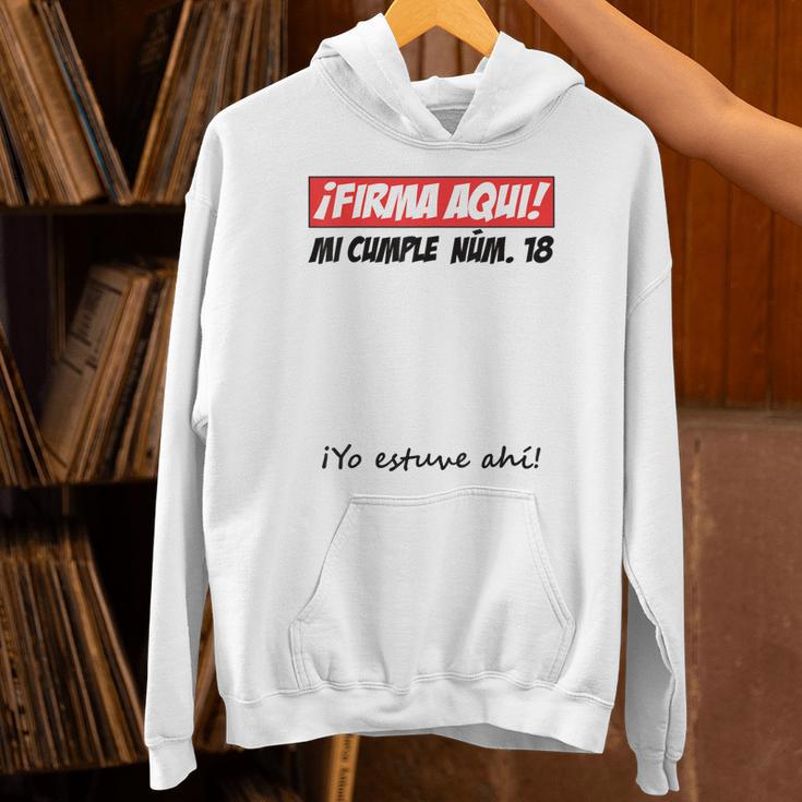 Signature Aqui 18th Birthday I Guest Book Unisex Hoodie Signature Aqui 18th Birthday I Guest Book Unisex Hoodie