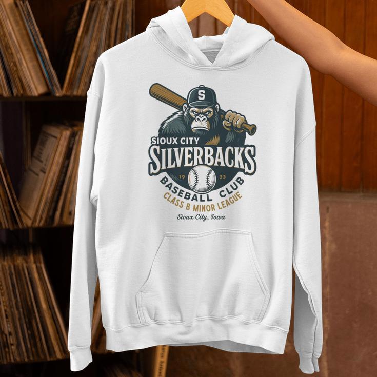 Sioux City Silverbacks Retro Minor League Baseball Unisex Hoodie Sioux City Silverbacks Retro Minor League Baseball Unisex Hoodie