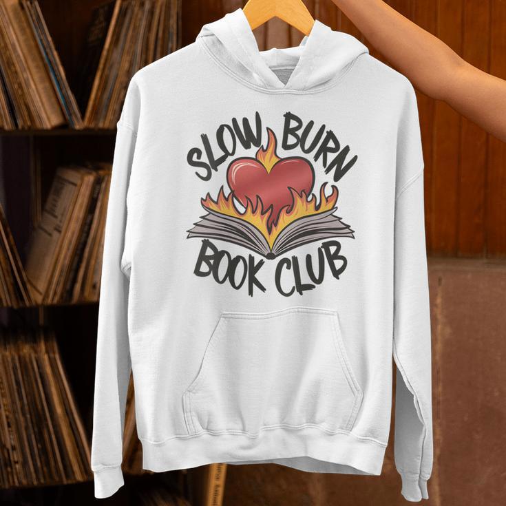 Slow Burn Book Club Romantasy Trope Smut Dark Romance Reader Unisex Hoodie