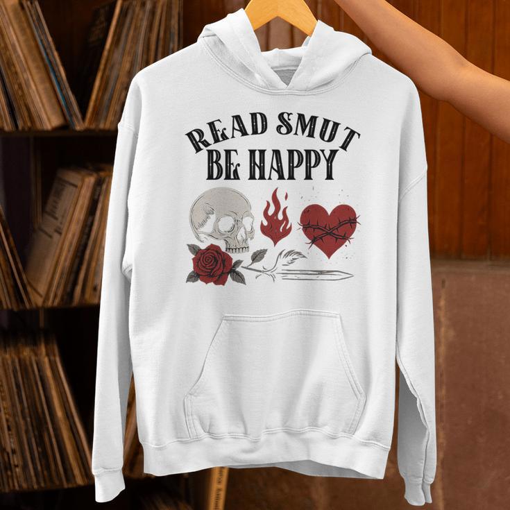 Smutt Book Merch Read Smut Be Happy Dark Romance Triggers Premium Tri-Blend Unisex Hoodie Smutt Book Merch Read Smut Be Happy Dark Romance Triggers Premium Tri-Blend Unisex Hoodie