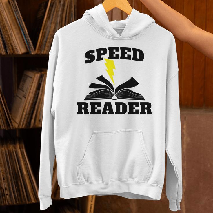 Speed Reader Book Lover Reading Unisex Hoodie