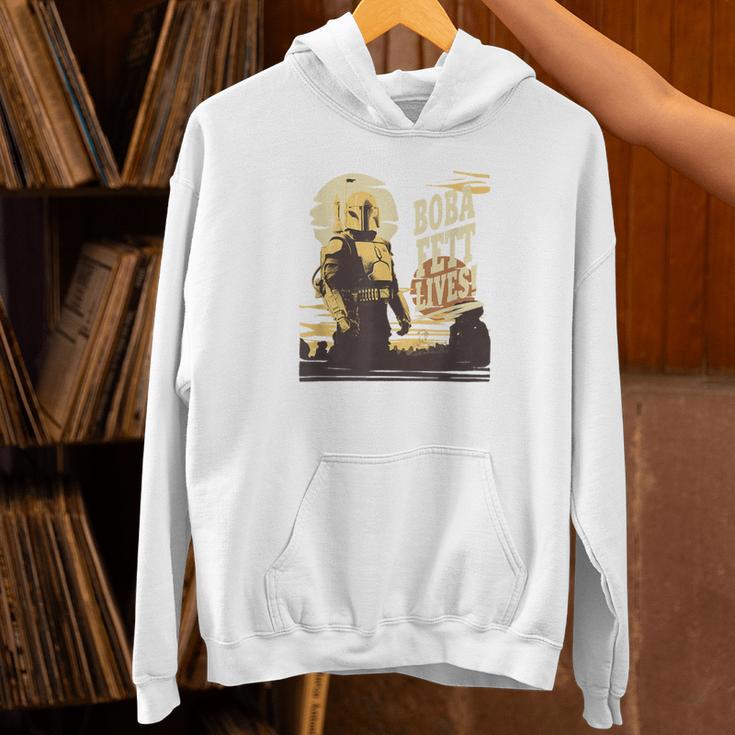 Star Wars The Book Of Boba Fett Tonal Portrait Unisex Hoodie