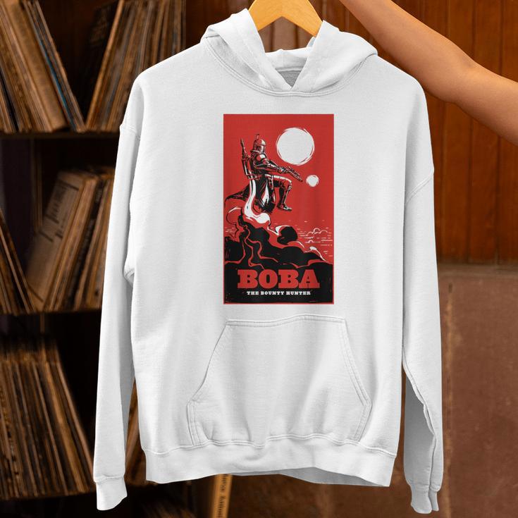 Star Wars The Book Of Boba Fett Vintage Poster Unisex Hoodie