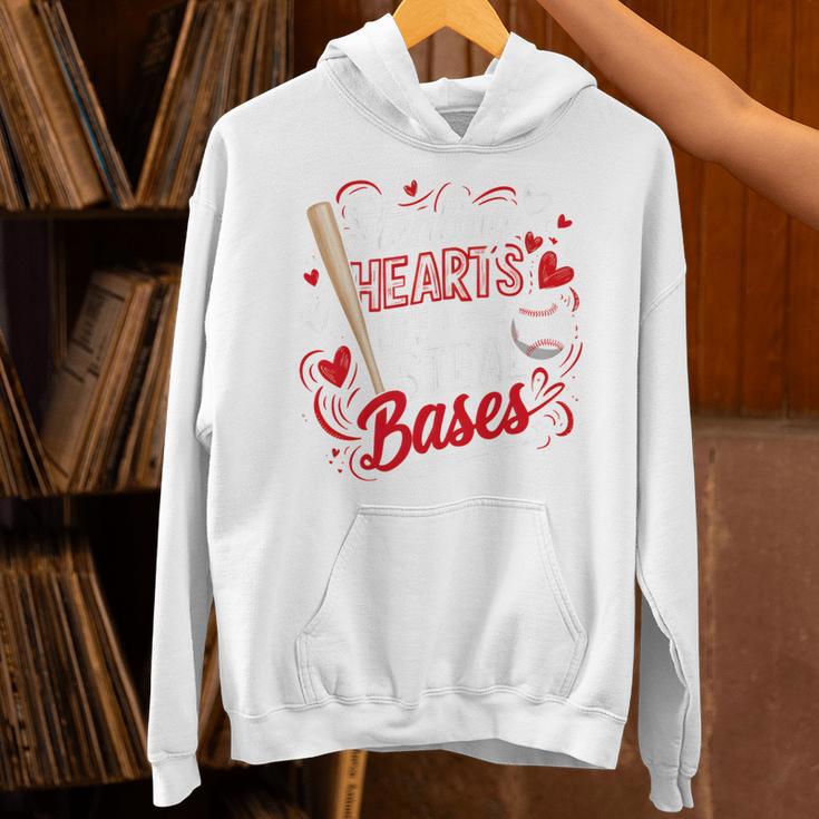 Stealing Hearts Like I Steal Bases Softball Baseball Batter Unisex Hoodie Stealing Hearts Like I Steal Bases Softball Baseball Batter Unisex Hoodie