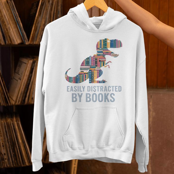 StuffedRex Trex Stuffy Books Nerds Dinosaur Costume Trex Unisex Hoodie