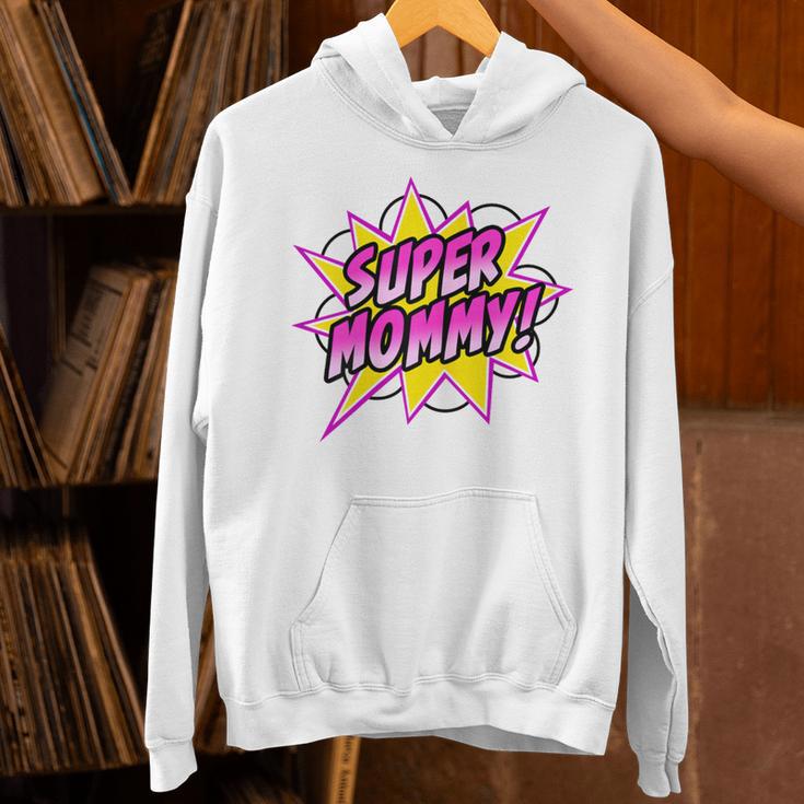Super Mommy Comic Book Superhero Mother's Day Unisex Hoodie Super Mommy Comic Book Superhero Mother's Day Unisex Hoodie