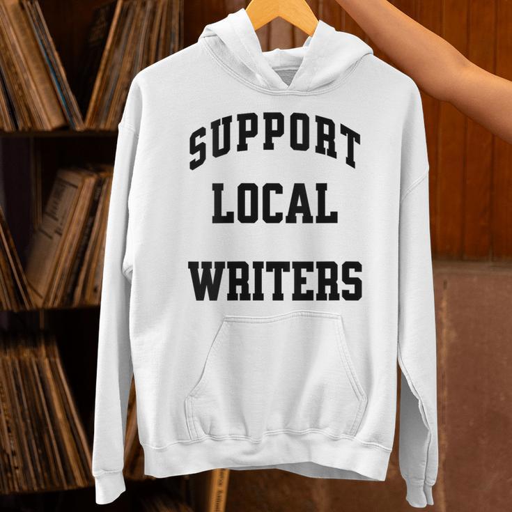 Support Local Author Read Independent Writers Indie Books Unisex Hoodie Support Local Author Read Independent Writers Indie Books Unisex Hoodie