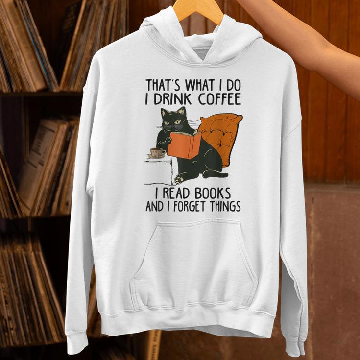 That's What I Do I Read Books I Drink Coffee I Know Things Unisex Hoodie