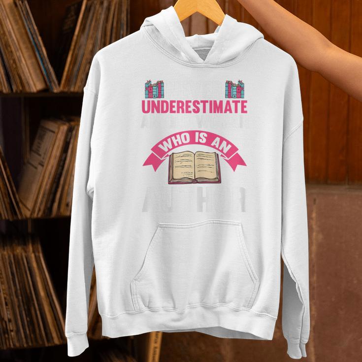 Never Underestimate An Old Woman Author Write Book Unisex Hoodie