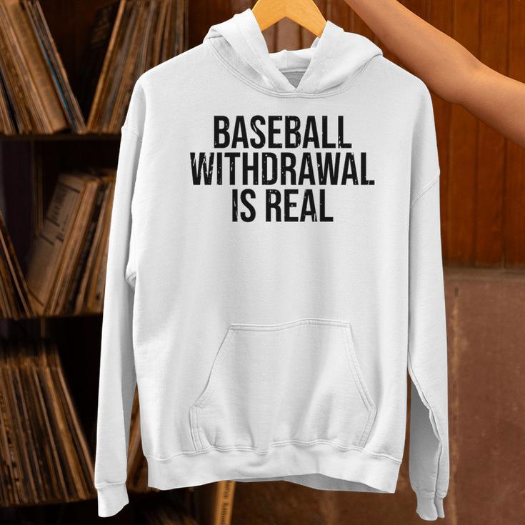 Vintage Baseball Withdrawal Is Real Premium Tri-Blend Unisex Hoodie Vintage Baseball Withdrawal Is Real Premium Tri-Blend Unisex Hoodie