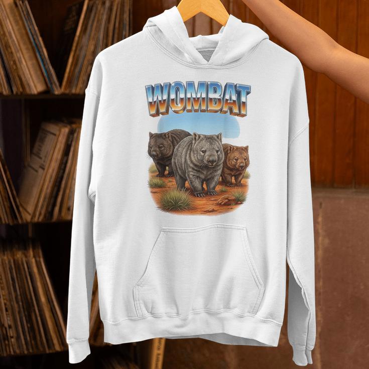 Wombat ヴィンテージ 70年代 90年代 レトロ ウォンバット 動物愛好家 ウォンバット パーカー