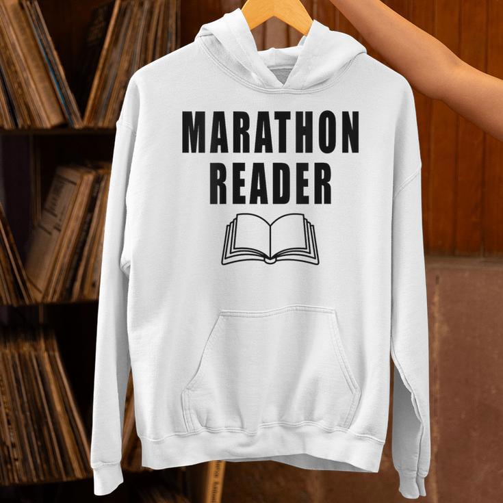 Women's Marathon Reader Book Reader Unisex Hoodie