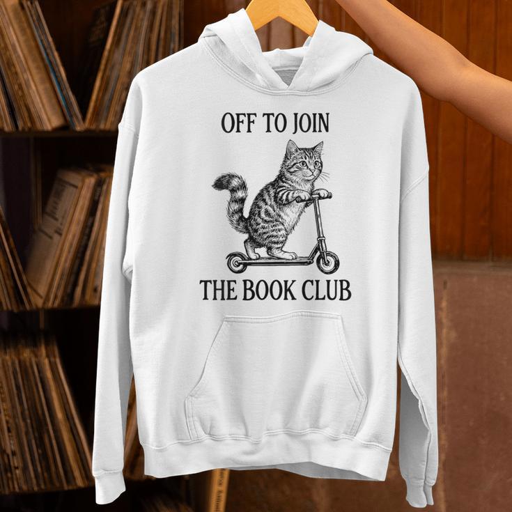 Women's Off To Join The Book Club Reading Bookworm Unisex Hoodie