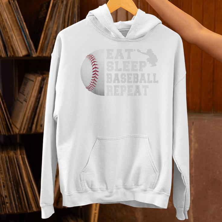 Youth Eat Sleep Baseball Repeat Catcher Boys Men Unisex Hoodie Youth Eat Sleep Baseball Repeat Catcher Boys Men Unisex Hoodie