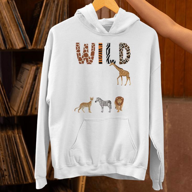 Zoo Animals Wild About Reading Books Reader Lover Librarian Premium Tri-Blend Unisex Hoodie