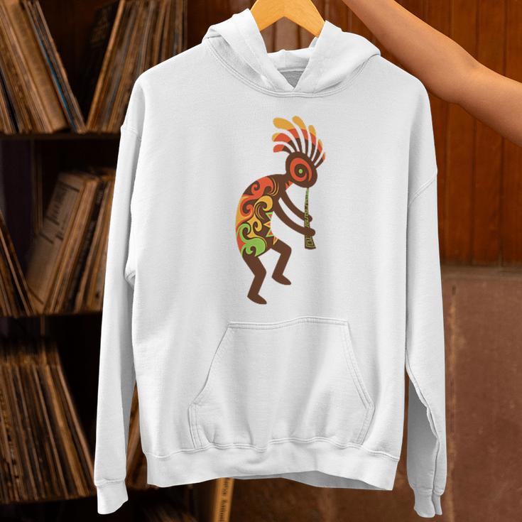 ココペリネイティブアメリカンtシャツ スモールプリント パーカー