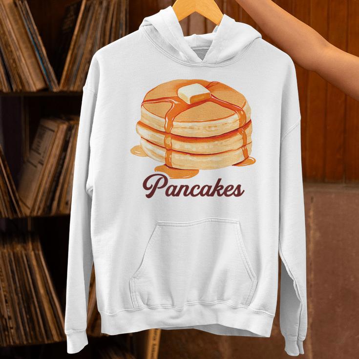ホットケーキ パンケーキ Pancakes バター はちみつ イラスト 喫茶店 洋菓子 レトロ 水彩 綺麗 かわいい パーカー