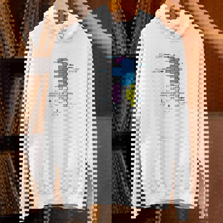 ミニ四駆 ギアイラストプリント パーカー