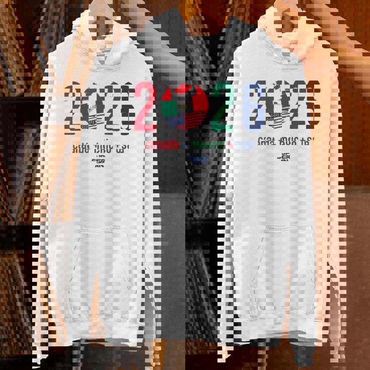 ワールドカップ2026開催国サッカーデザイン パーカー