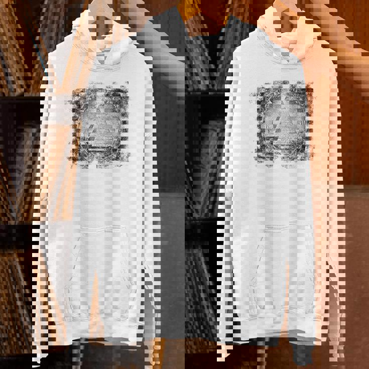 ヴィンテージ イルミナティ オールシーイング アイ ダラー フリーメイソン パーカー