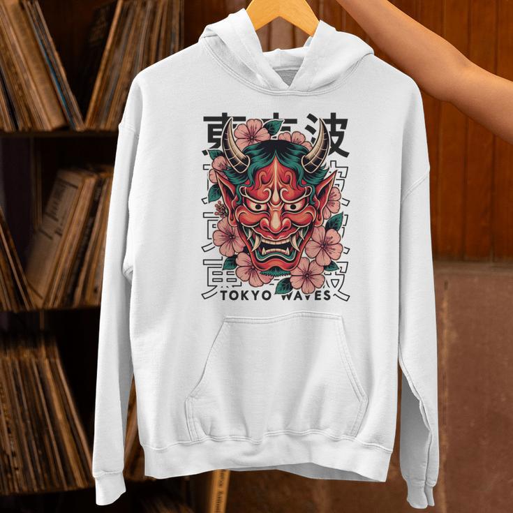 日本悪魔 般若 鬼 鬼 仮面 妖怪鬼 鬼 仮面 長袖tシャツ パーカー