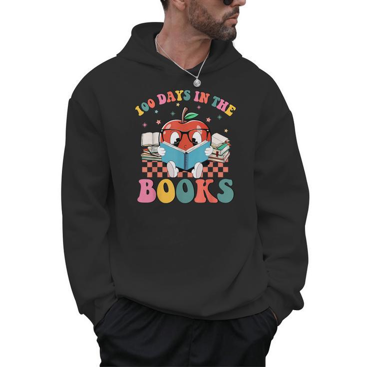 100 Days In The Books Reading Lover 100th Day Of School Men Hoodie