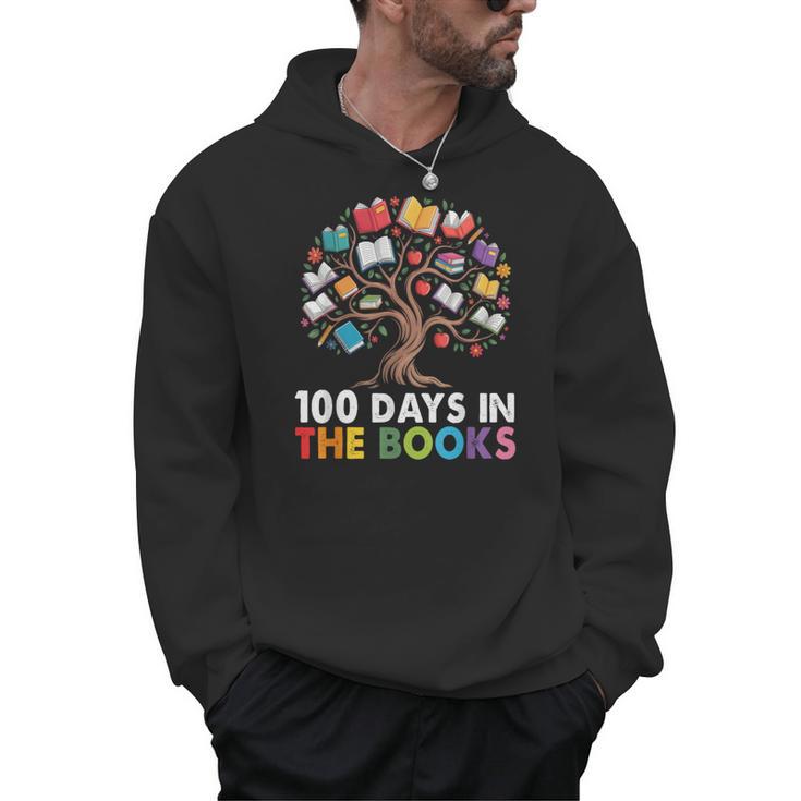 100 Days In The Books Reading Teachers Librarians School Men Hoodie