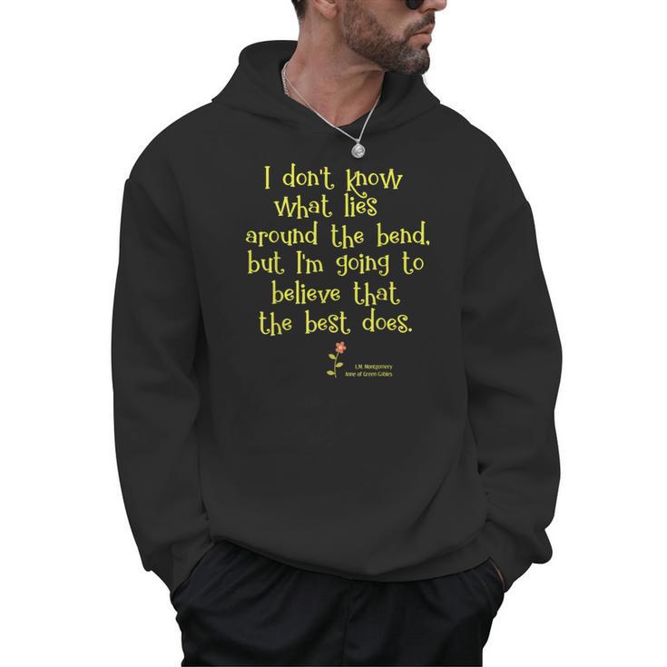 Anne Of Green Gables Positive Hope Book Quote Shirt Men Hoodie