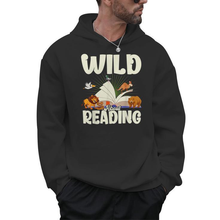 Avid Readers Bookworms Book Lovers Wild About Reading Lovers Men Hoodie