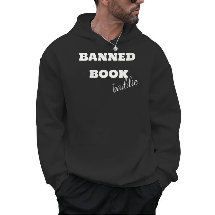Banned Book Baddie Men Hoodie