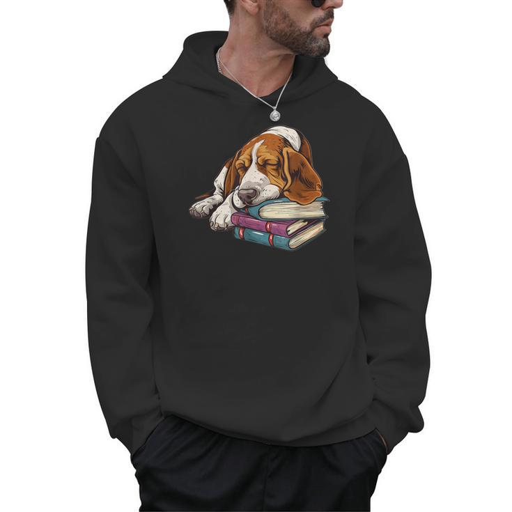 Basset Hound Books Dog Breed Graphic Men Hoodie
