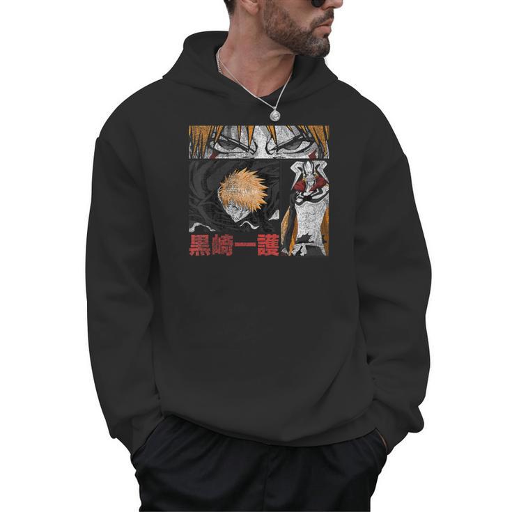 Bleach Graphic Ichigo Comic Book Style Anime Men Hoodie