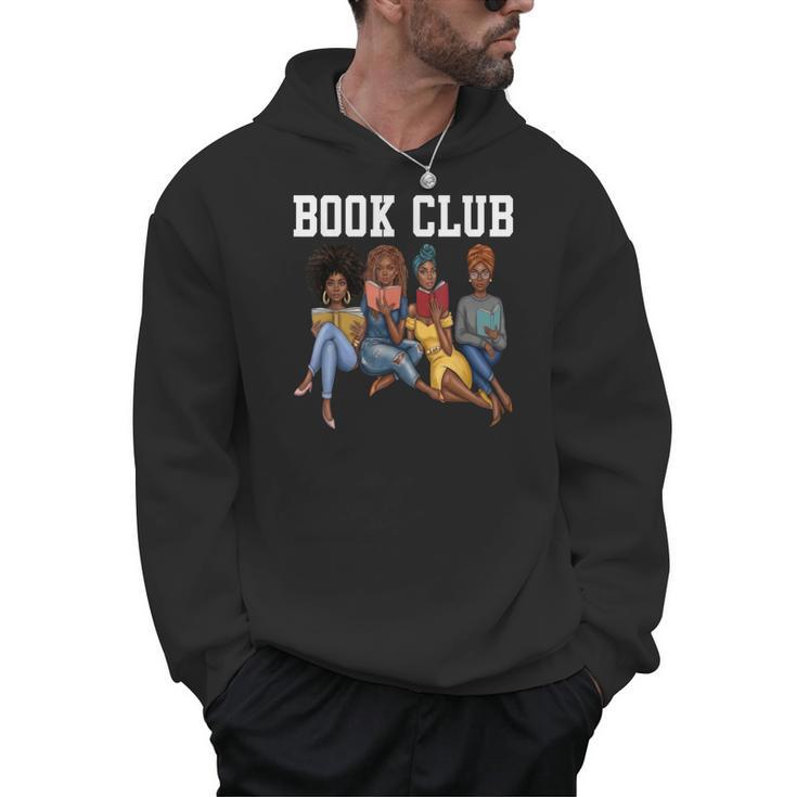 Book Club African American Bookworm Women Girl Reading Men Hoodie
