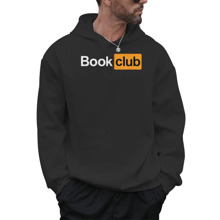 Book Club Logo For Novel Literature Reading Lover Men Hoodie