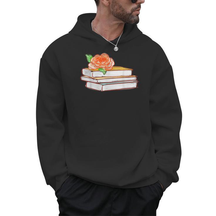 Book Flower Men Hoodie
