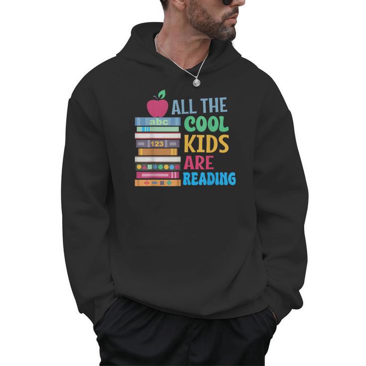 Book Lover All The Cool Kids Reading Men Hoodie