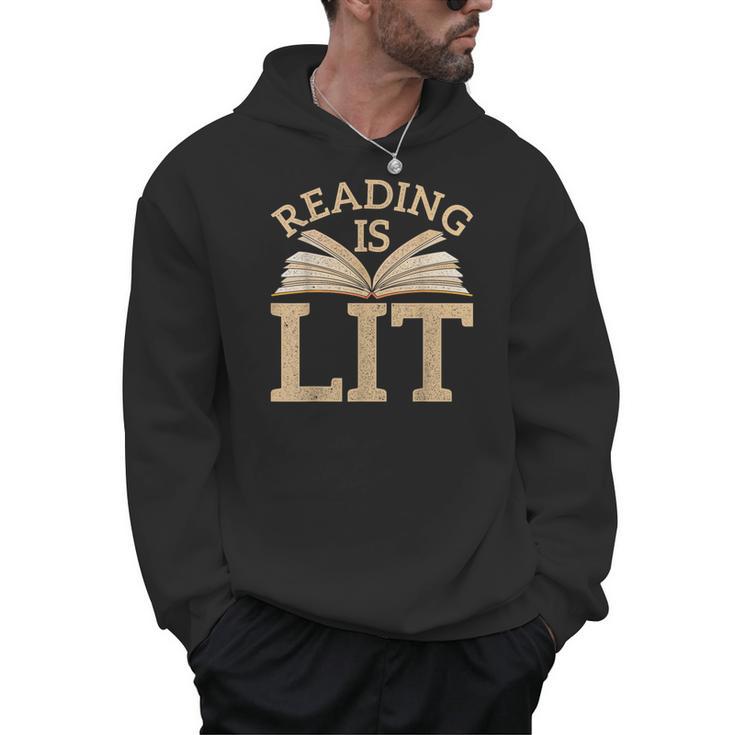 Book Novel Abendteuer Story Reading Men Hoodie