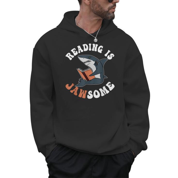 Book Reading Is Jawsome Reading Books Men Hoodie