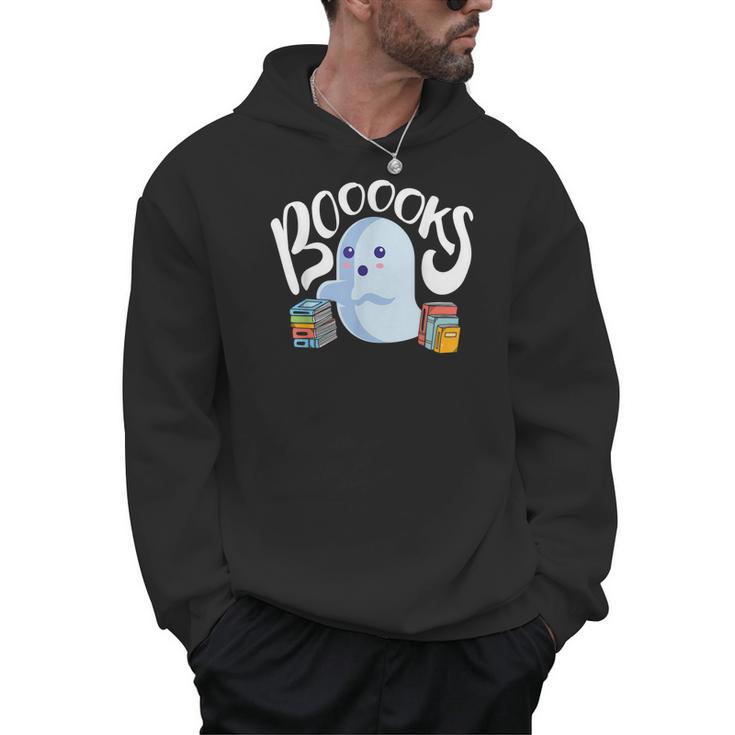 Book Reading Lover Halloween Ghost Librarian Reading Club Men Hoodie