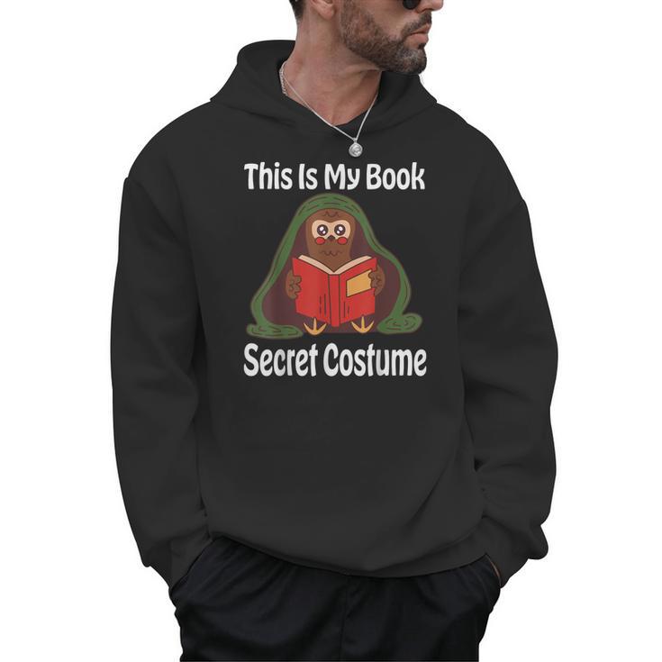 This Is My Book Secret Costume Pigeon Bird Kids Reading Men Hoodie