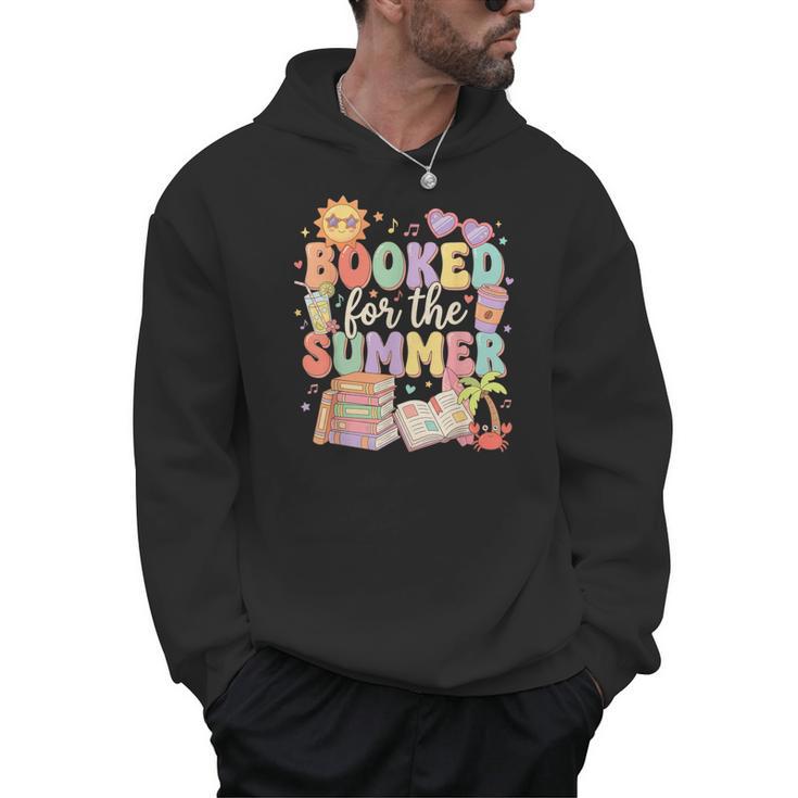 Booked For The Summer Cute Book Reading Women Girls Men Hoodie