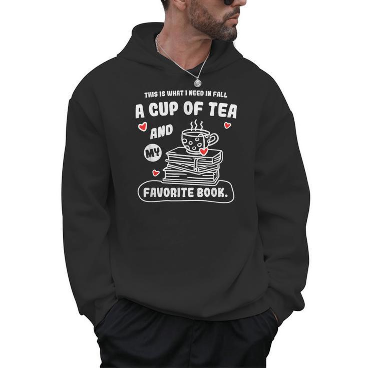 Bookish Book Worm Reading Librarian Men Hoodie