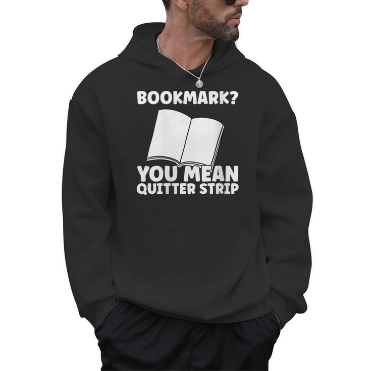 Bookmark Book Reader Men Hoodie