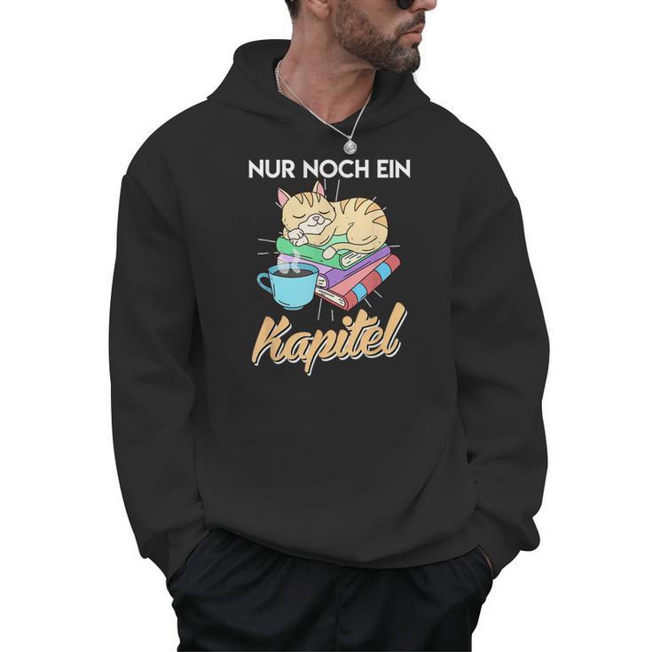 Books And Cats Saying Just One More Chapter Men Hoodie