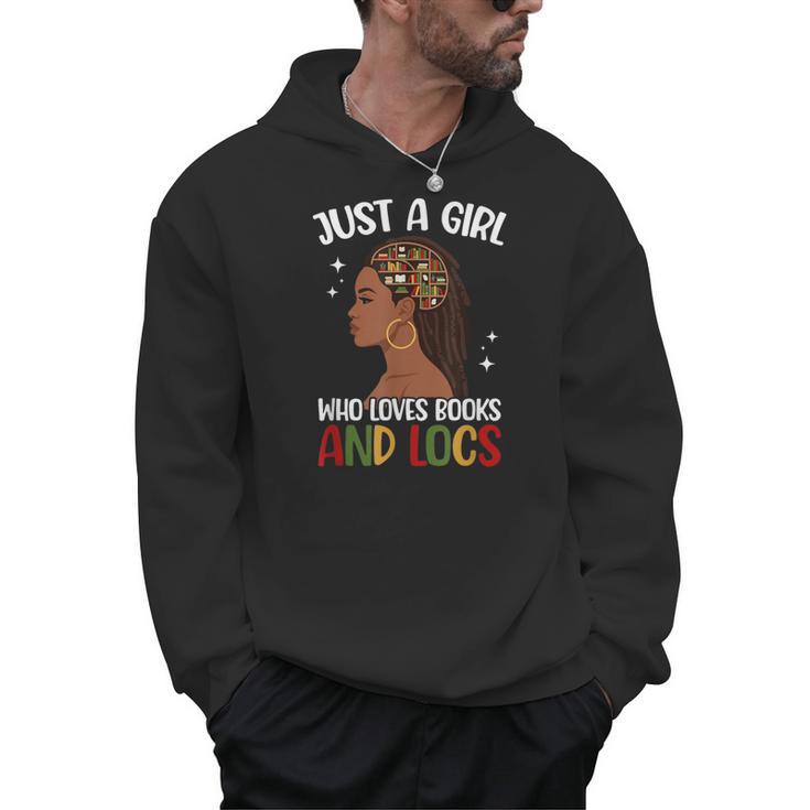 Books And Locs Loc'd Dreadlocs Locd Hair Men Hoodie