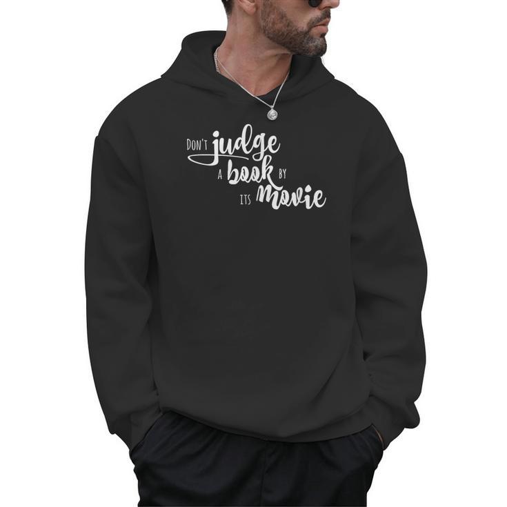 Bookworm Shirt For Book Lover Don't Judge a Book Men Hoodie